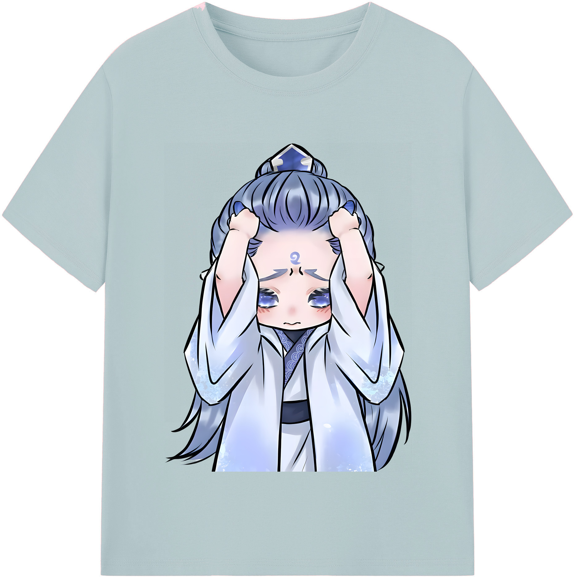 （画像用） Ne Zha 2 ナタ 魔童の大暴れ 綿100％半袖Tシャツ（フロントプリント）